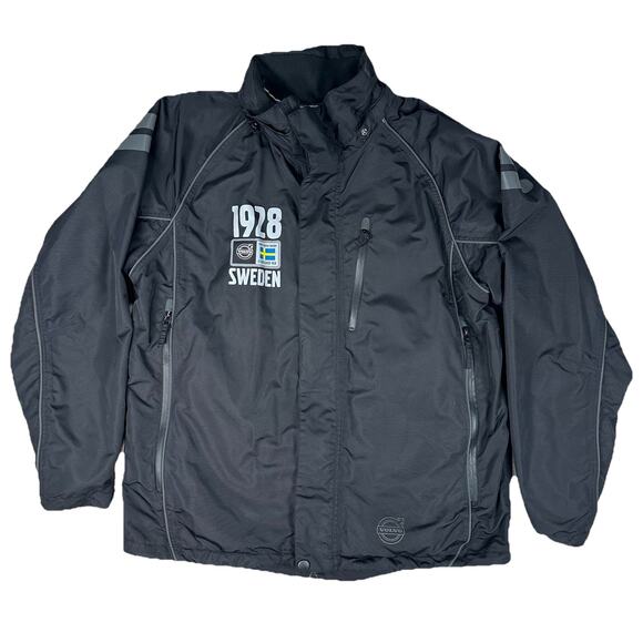 Volvo Sweden 1928 Winter Jacket Official Merchandise Black Men's Size Medium - Picture 1 of 12
